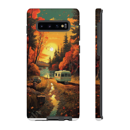 Wisconsin Landscape Retro Phone Case for iPhone 14 Pro Max 13 12 11 Se 2022 Xr Fits Samsung S23 Ultra S22 S21 A54 A14 And Pixel Xl 7 6a 5