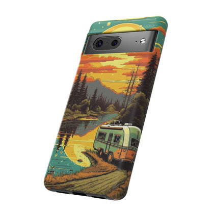 Maryland Retro Landscape Retro Phone Case for iPhone 14 Pro Max 13 12 11 Se 2022 Xr Fits Samsung S23 Ultra S22 S21 A54 A14 & Pixel Xl 7 6a 5