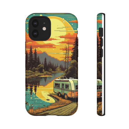 Maryland Retro Landscape Retro Phone Case for iPhone 14 Pro Max 13 12 11 Se 2022 Xr Fits Samsung S23 Ultra S22 S21 A54 A14 & Pixel Xl 7 6a 5