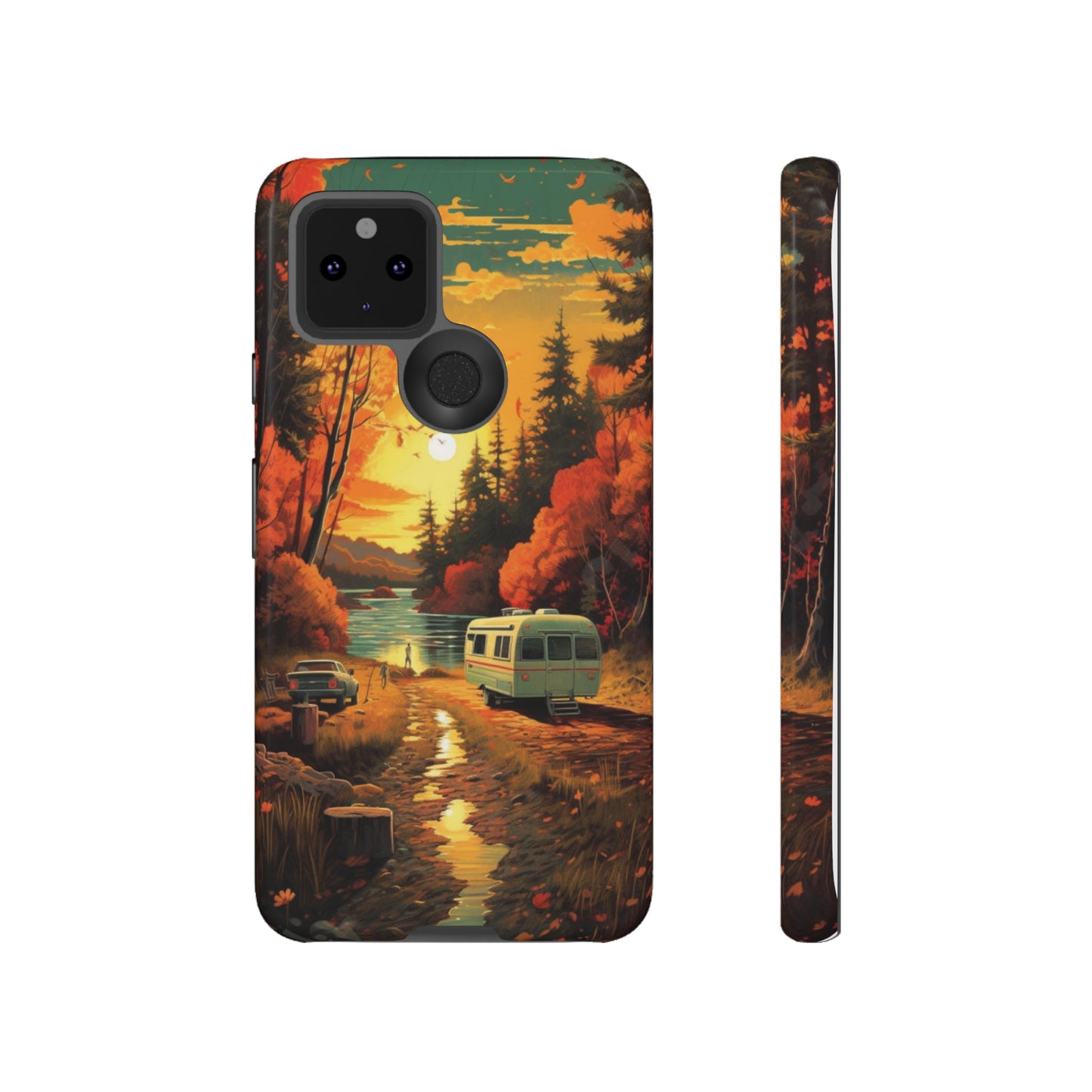 Wisconsin Landscape Retro Phone Case for iPhone 14 Pro Max 13 12 11 Se 2022 Xr Fits Samsung S23 Ultra S22 S21 A54 A14 And Pixel Xl 7 6a 5