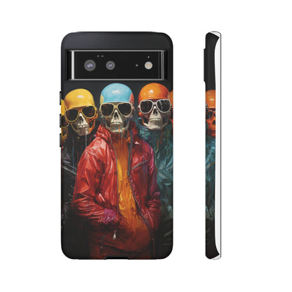 Hipster Skeletons | Halloween | Painting | Spooky | Phone Case | iPhone | Pixel | Samsung