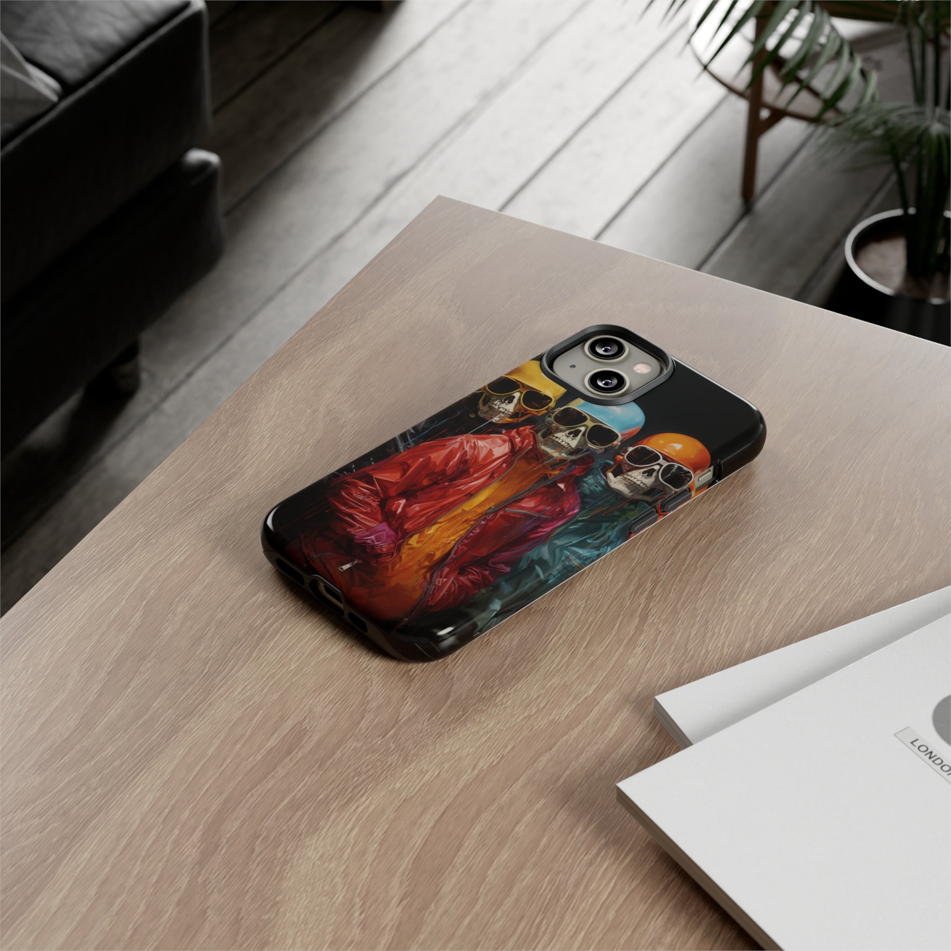 Hipster Skeletons | Halloween | Painting | Spooky | Phone Case | iPhone | Pixel | Samsung