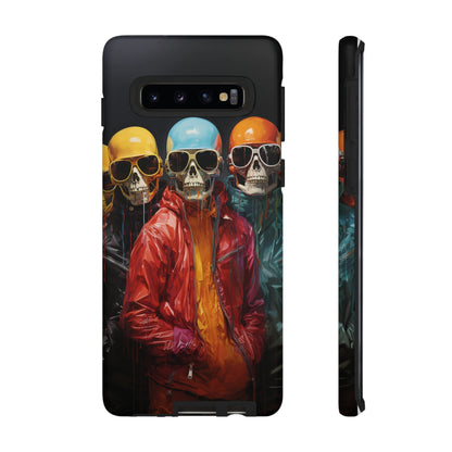 Hipster Skeletons | Halloween | Painting | Spooky | Phone Case | iPhone | Pixel | Samsung