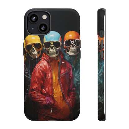 Hipster Skeletons | Halloween | Painting | Spooky | Phone Case | iPhone | Pixel | Samsung