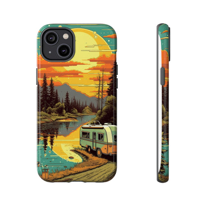 Maryland Retro Landscape Retro Phone Case for iPhone 14 Pro Max 13 12 11 Se 2022 Xr Fits Samsung S23 Ultra S22 S21 A54 A14 & Pixel Xl 7 6a 5